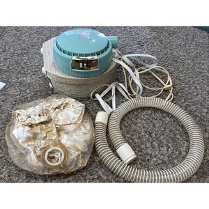 VTG 1960s Dominion Bonnet‎ Portable Hair Dryer Case Works eclectic Grandmacore